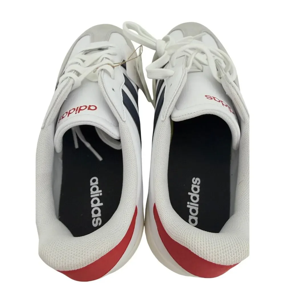 Adidas Barreda IH1228 White Navy Red Tennis Sneakers Men’s Size 11 NWT